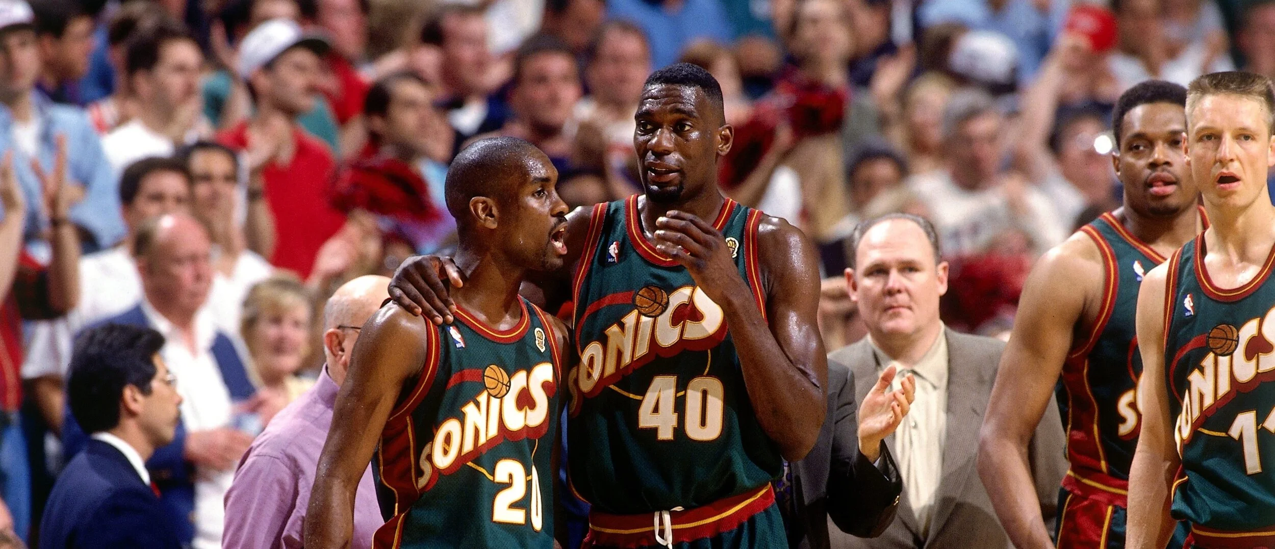 NBA★希少★XL NBA ソニックス★Seattle　Supersonics Seasons — Sonics Forever